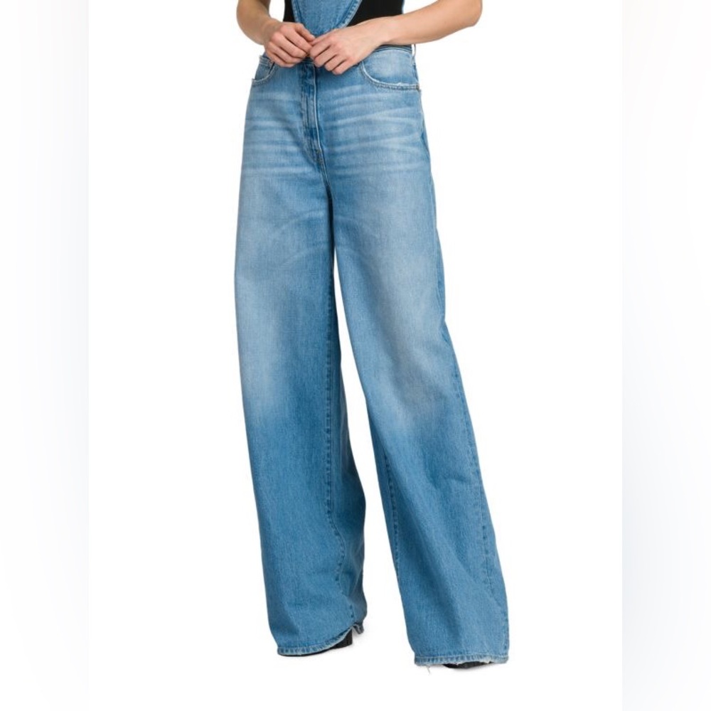 💯 New Authentic VERSACE High-Rise Cotton Jeans size 27